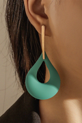 Cutout Drop-Shaped Fashionable Dangle Earrings
