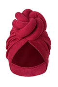 Fashionable Solid Color Twisted Knot Head Wrap Turban Hat